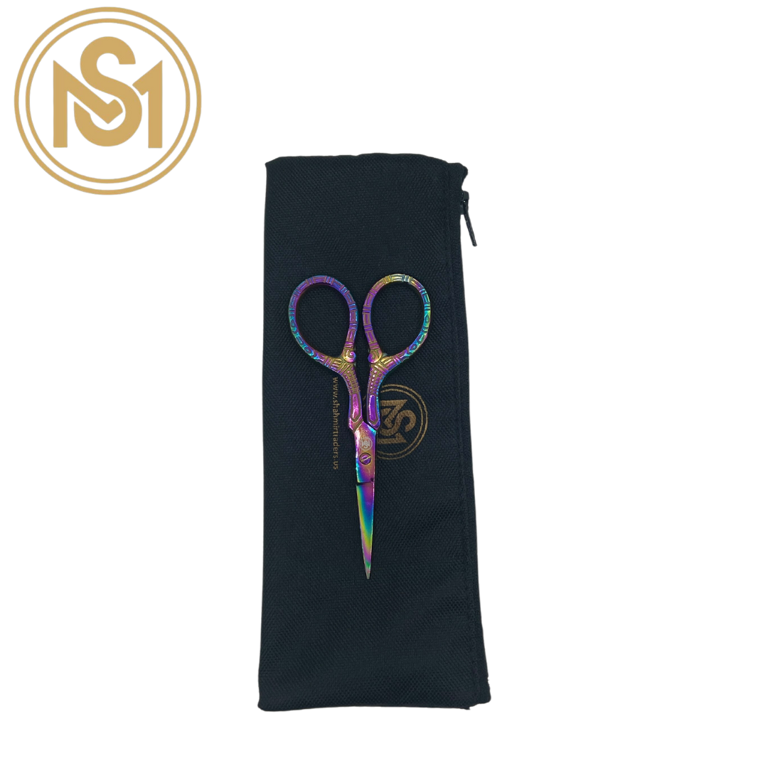 SM European Style Embroidered Knitting Scissor