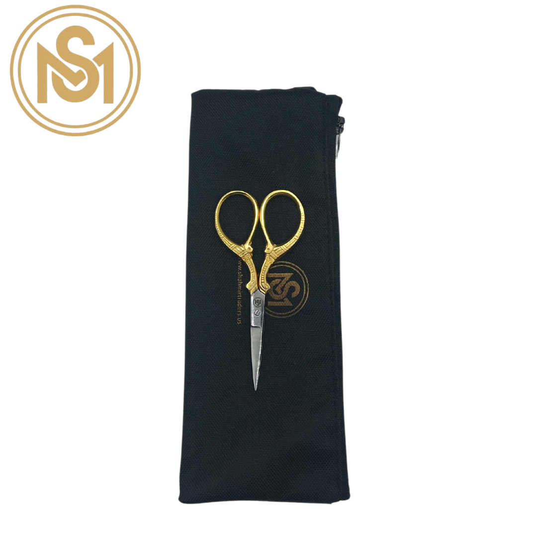 SM European Style Embroidered Knitting Scissor