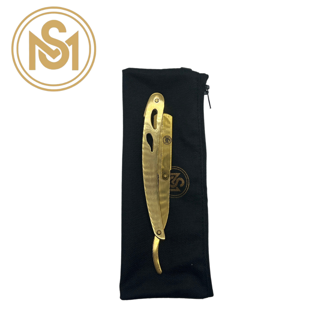 SM Straight-Edge Golden Razor