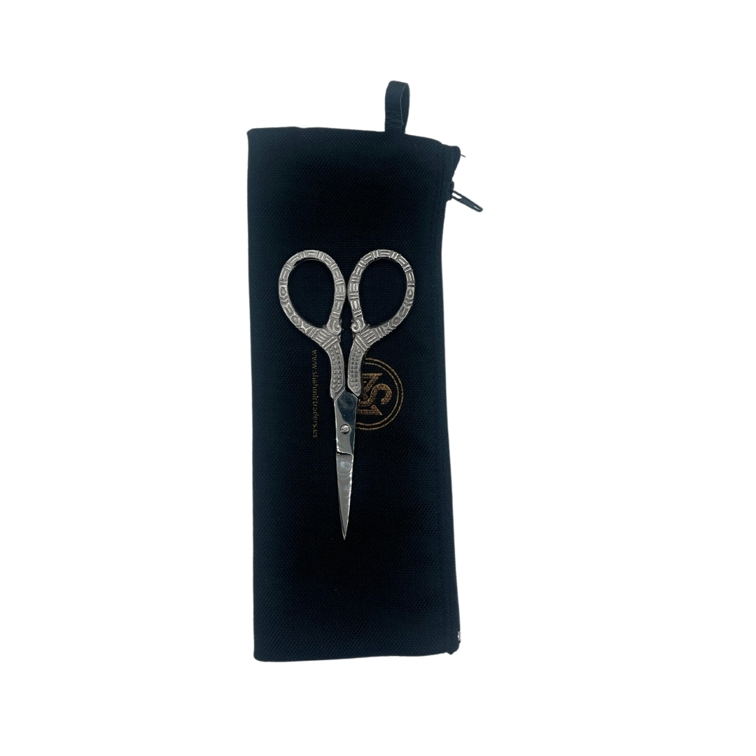 SM European Style Embroidered Knitting Scissor