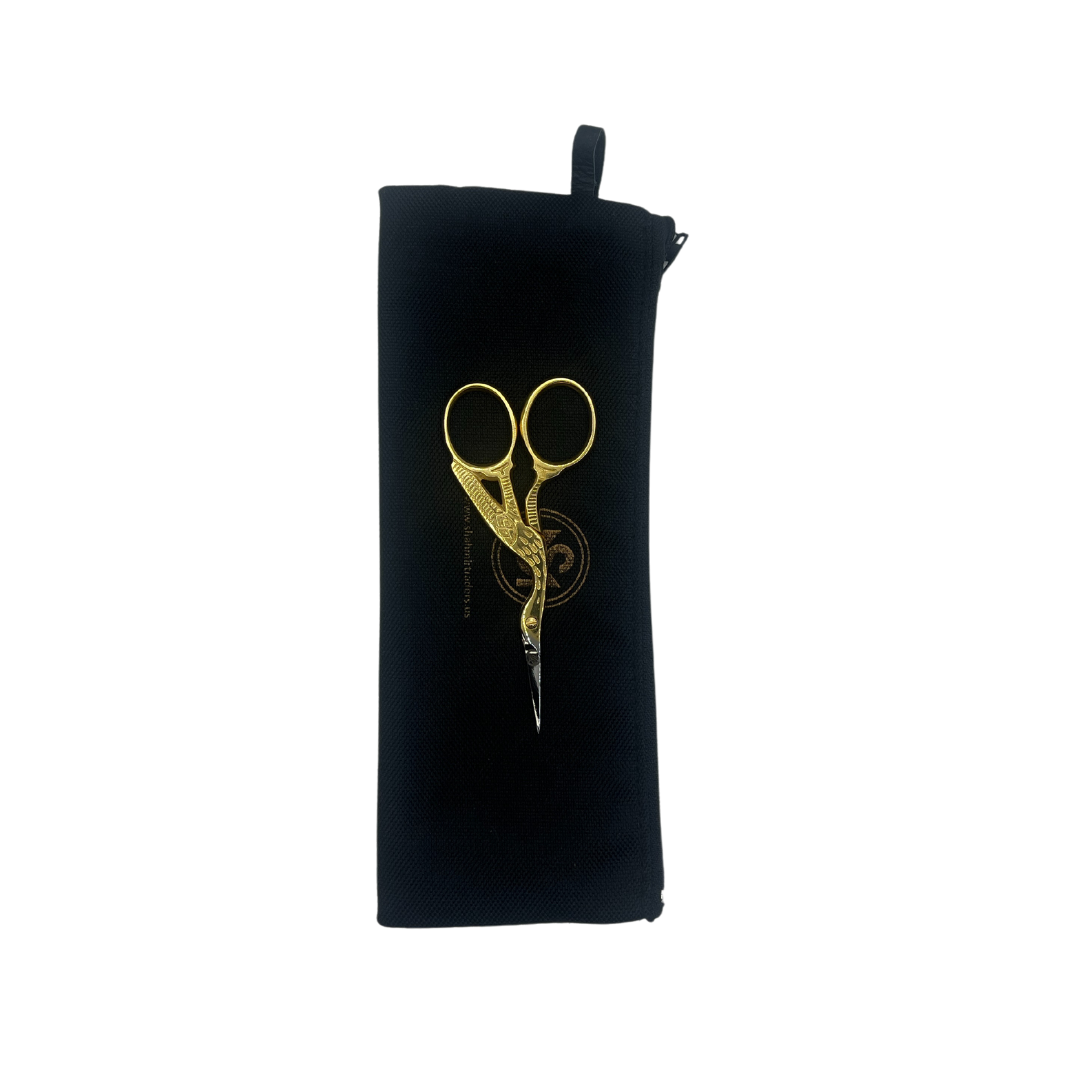 SM Stork Embroidered knitting Scissor