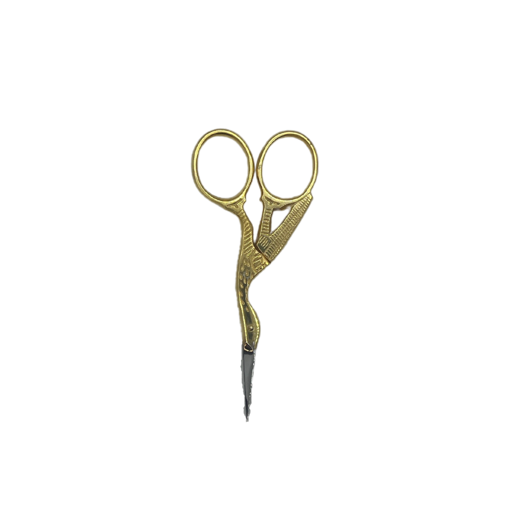 SM Stork Embroidered knitting Scissor