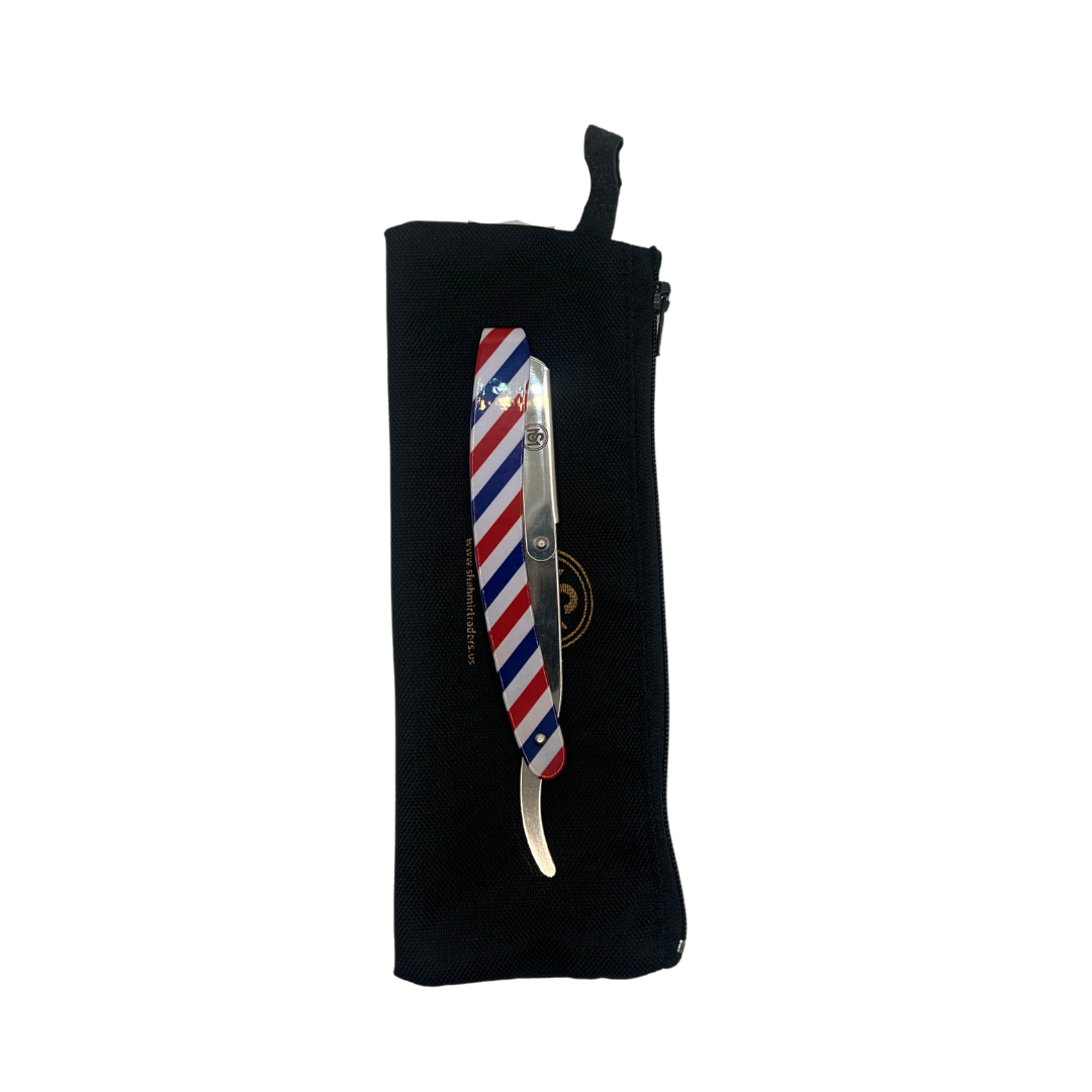 SM Professional Barber straight edge razor layers design