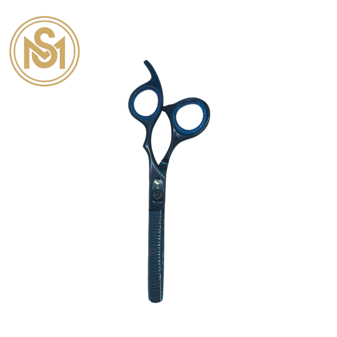 SM Professional Barber Convex Edge Thinning Shear (Dark Blue)