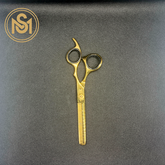 SM Professional Barber Convex Edge Thinning Shear (Golden)
