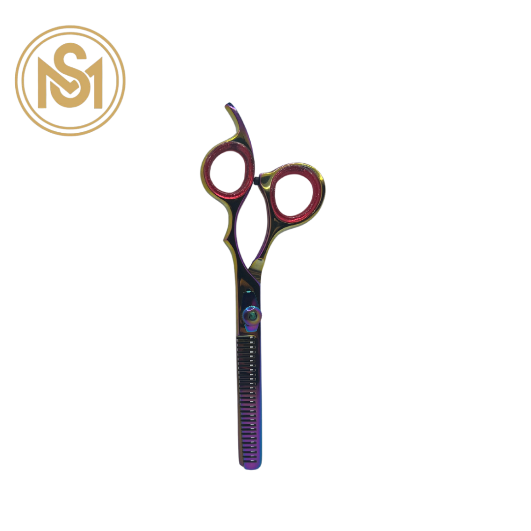 SM Professional Barber Convex Edge Thinning Shear (Multicolor)