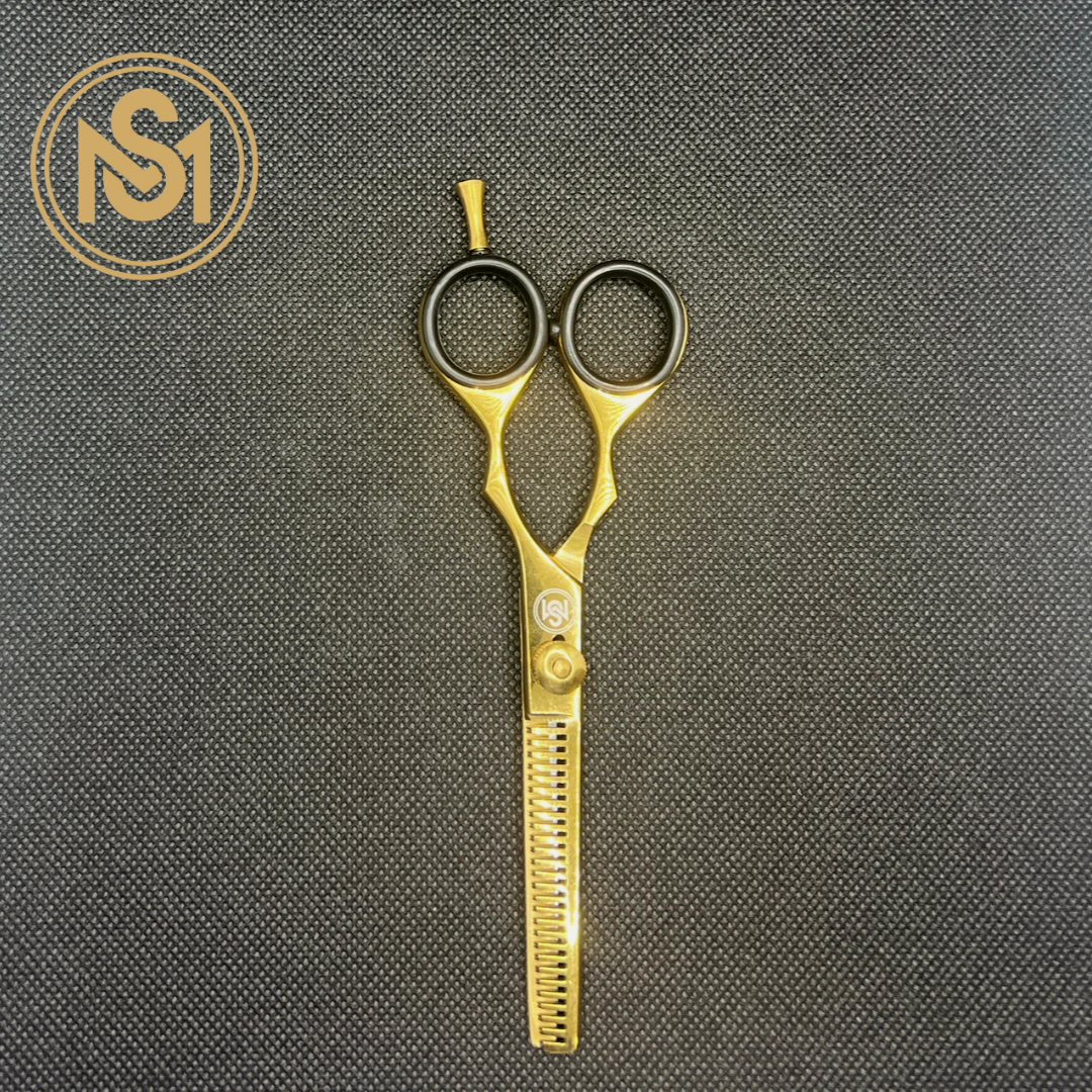 SM Professional Barber Thinning Shear (Golden)