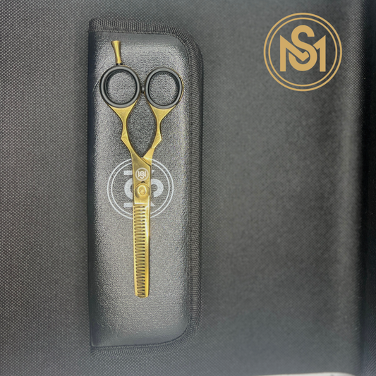 SM Professional Barber Thinning Shear (Golden)