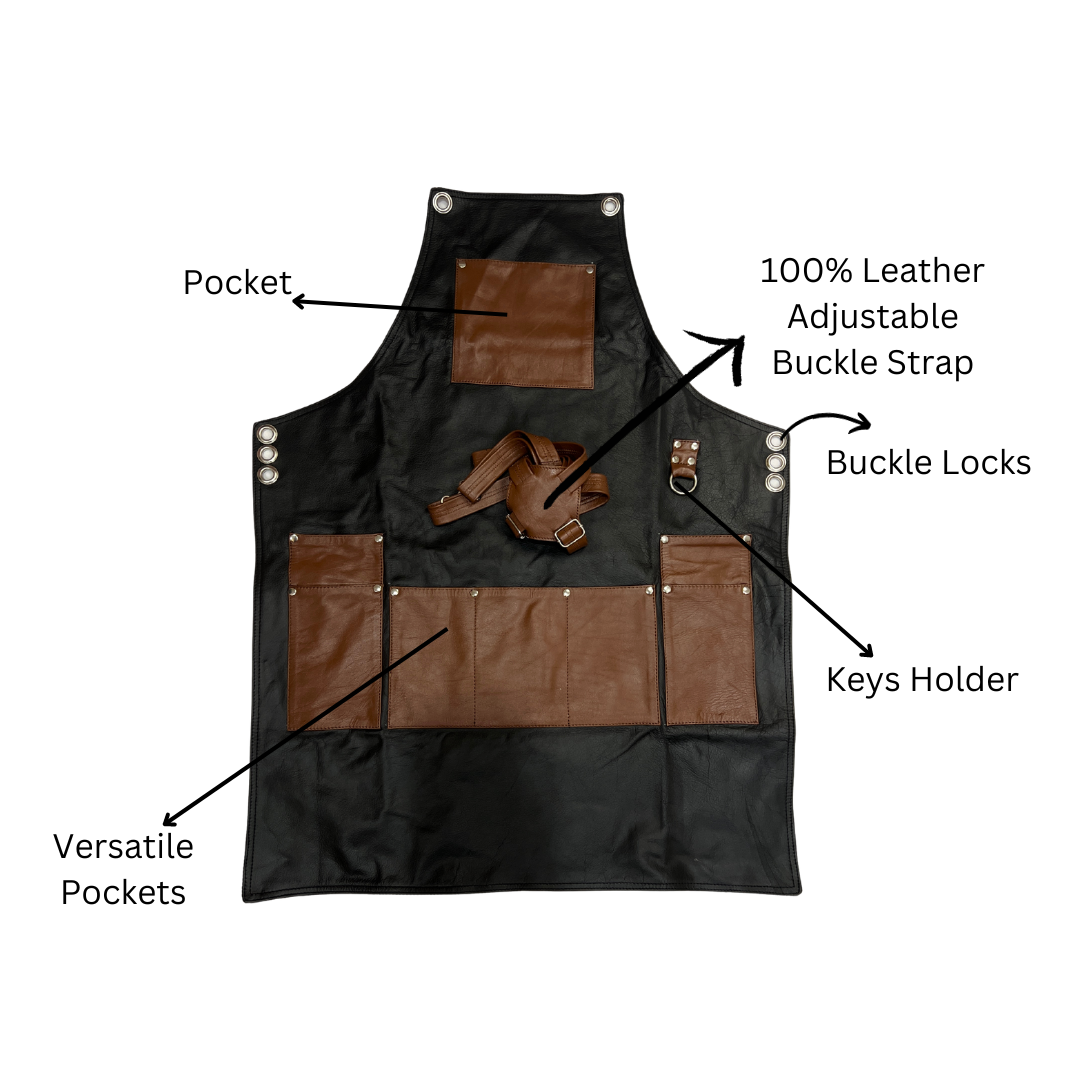 SM Urban Pelt Leather Apron