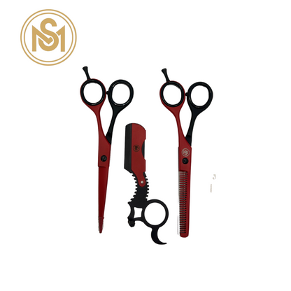 Red-Black Designer Shears Set